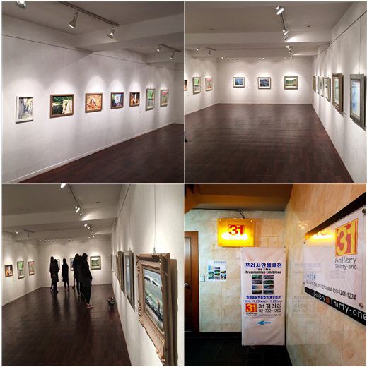 한국외국어대학교 그림촌 미술동우회(지도교수 나민구) 졸업생들이 지난 23일부터 29일까지 서울 인사동 '31 갤러리'에서 제24회 '프러시안블루' 전시회를 개최했다. 한국외대 제공